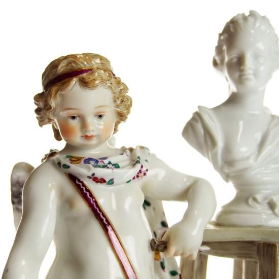 アンティークマイセン (Meissen)フィギュリン アトリエの