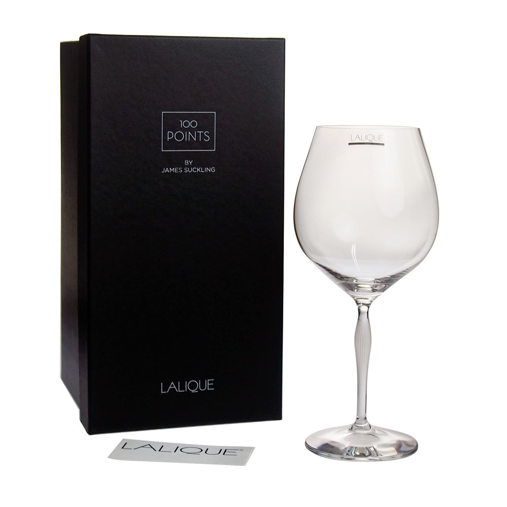 R Lalique  ラリック 金彩リーブ　ワイン グラス　ペア美術品/アンティーク
