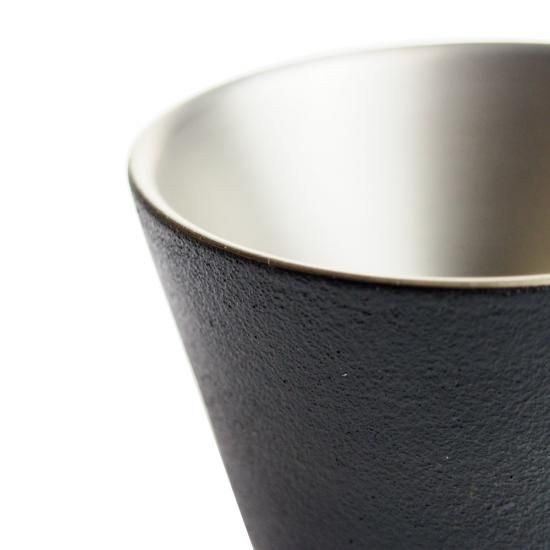 一枚しぼり ぐい呑み 漆・黒乾塗