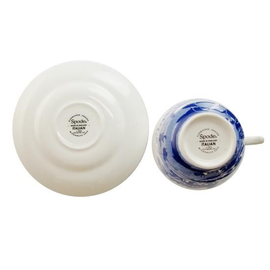 スポード (Spode) ブルーイタリアン ティーカップ＆ソーサー