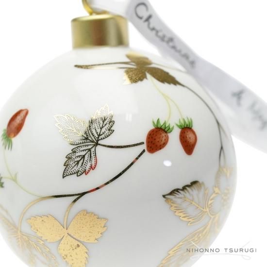 ウェッジウッド (WEDGWOOD) ホリデイ オーナメント ボール ワイルド