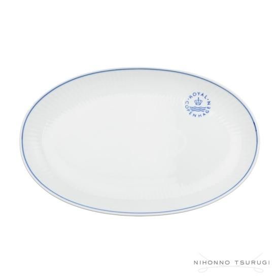 ロイヤルコペンハーゲン ブルーライン オーバルプレート 23cm 1