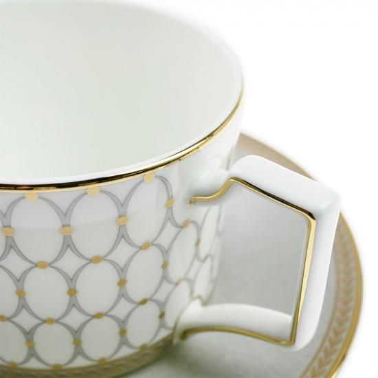 ウェッジウッド (WEDGWOOD) ルネッサンス グレイ ティーカップ＆ソーサー