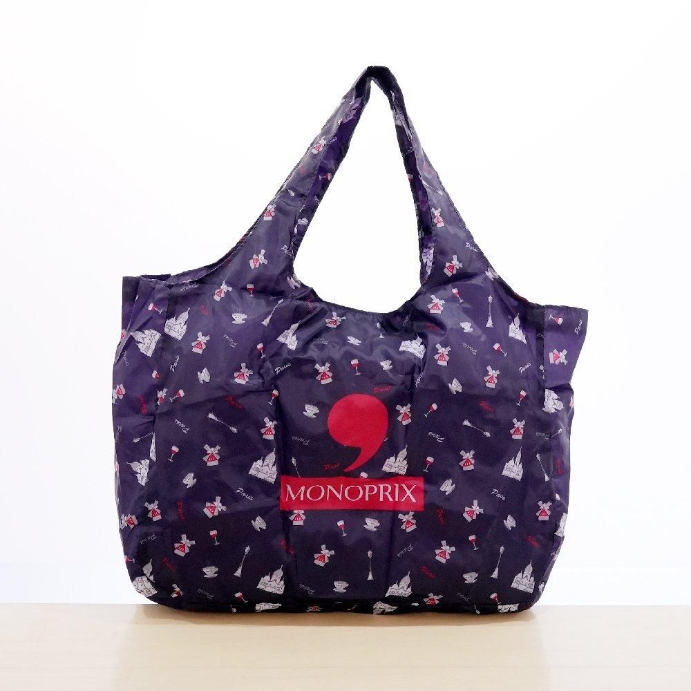 モノプリ (MONOPRIX) エコバッグ ブルー【ギフト包装・熨斗不可 モノプリ (MONOPRIX) エコバッグ ブルー【ギフト包装・熨斗不可