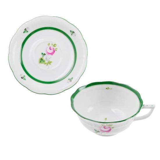 ヘレンド (HEREND) VRH ウィーンのバラ グローリー カップ＆ソーサー 734