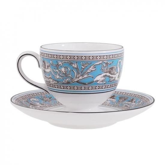 ウェッジウッド フロレンティーン ターコイズ　サラダソーサー　５枚 ウェッジウッド フロレンティーン ターコイズ サラダソーサー 5