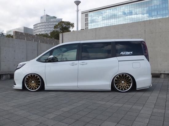 スイーツ柄 ブルー 80ノア前期Si シックスセンス フロントリップ