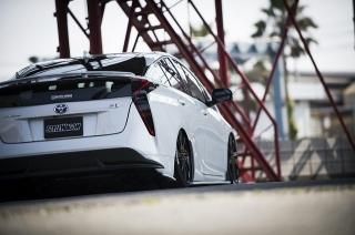 車検通ります!50プリウス テールランプ スモークカバー 50プリウス前期 テールランプカバー(スモーク) - sixth-sense