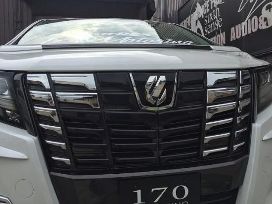 そで 30アルファードフロントグリル 楽天市場】30系アルファード前期 フロントグリルカバー ソリッド