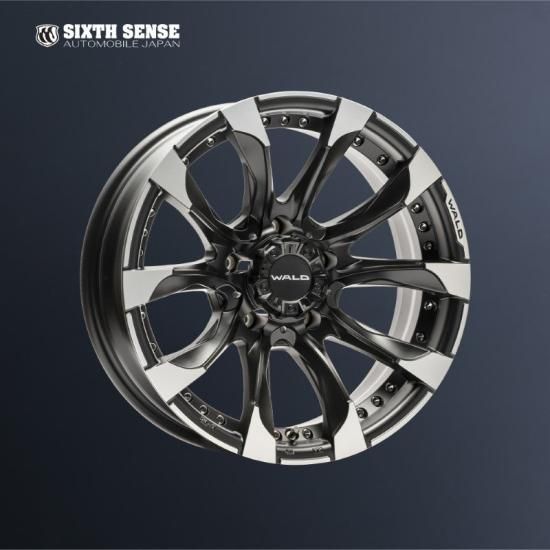 WALD JARRET マットブラック18incホイール4本set