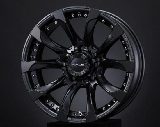 WALD JARRET マットブラック18incホイール4本set WALD JARRET マットブラック18incホイール4本set
