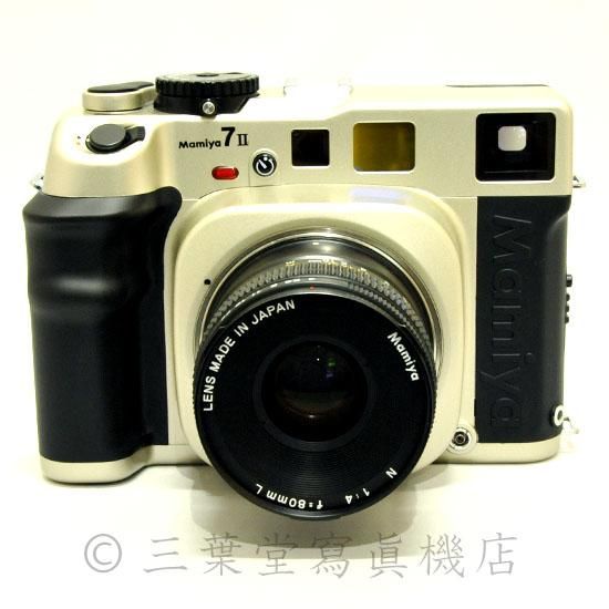 美品 オーバーホール済み MAMIYA マミヤ 7II シャンパンゴールド MAMIYA7II シャンパンゴールド + N 80mm f4 L - 三葉堂寫眞機店