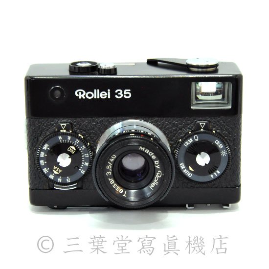 昨日カメラ製ケース付き！】Rollei35 Black Tessar - 三葉堂寫眞機店