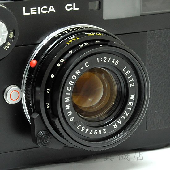 LEICA CL + SUMMICRON-C 40mm F2 - 三葉堂寫眞機店オンラインストア
