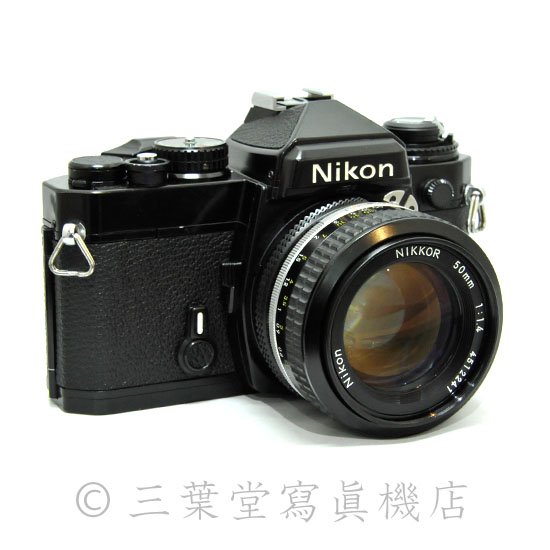 Nikon FE BK + Ai NIKKOR 50mm F1.4 - 三葉堂寫眞機店オンラインストア