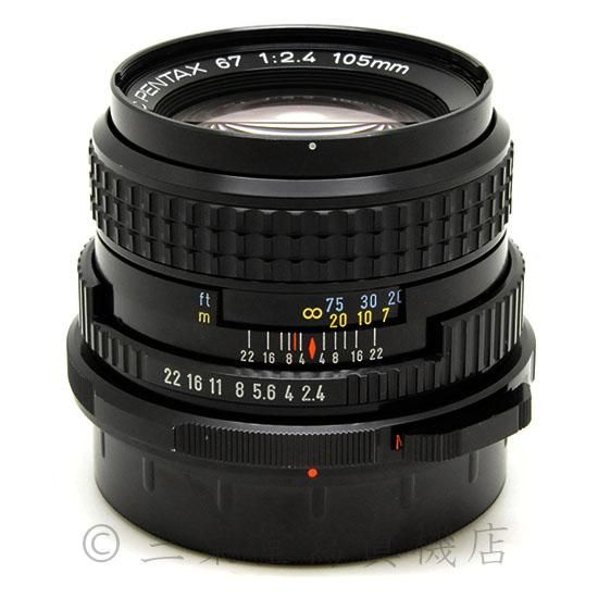 Pentax 67 smc105mm F2.4木製グリップ アングルファインダー