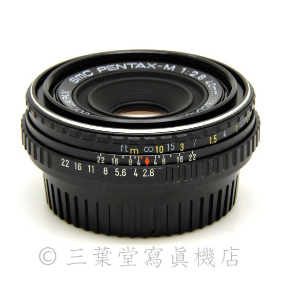 PENTAX smc PENTAX-M 40mm f2.8 - 三葉堂寫眞機店オンラインストア