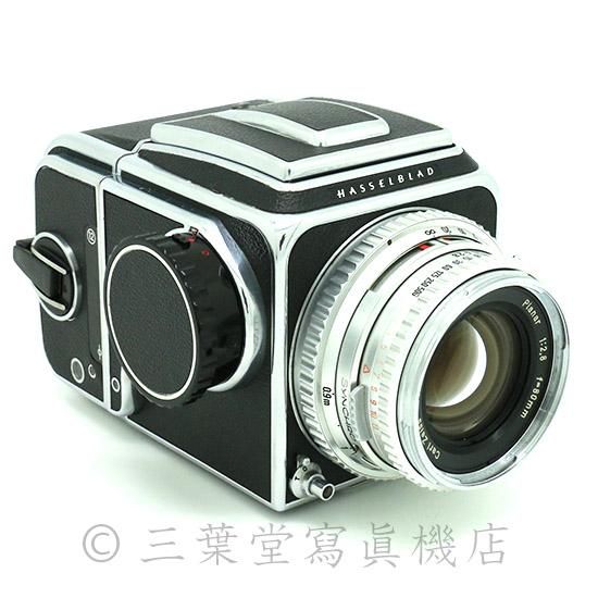 フィルムカメラ HASSELBLAD 500C Planar 80mm F2.8 HASSELBLAD 500C 後期 + C Planar 80mm f2.8 nonT* + A-12 - 三