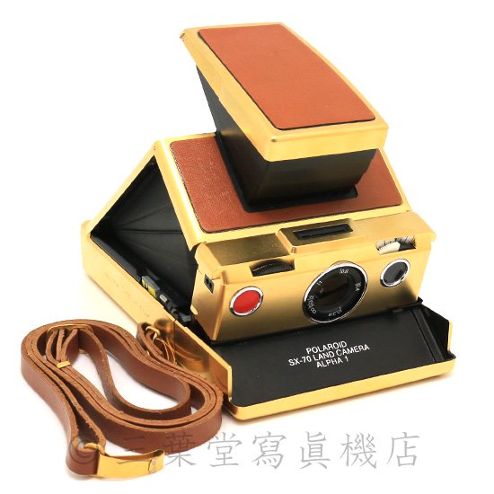 【1000台限定！】Polaroid SX-70 ALPHA1 GOLD Mildred Scheel Edition -  三葉堂寫眞機店オンラインストア