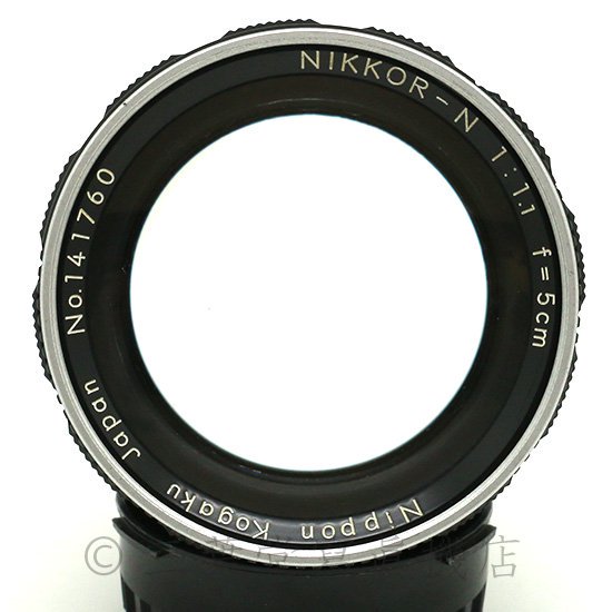 大口径珍品】 Nikon NIKKOR-N 5cm f1.1(S) - 三葉堂寫眞機店オンラインストア