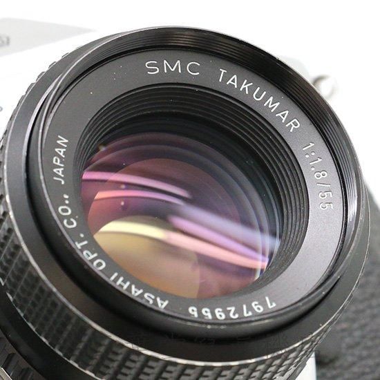 PENTAX SPF chrome + smc TAKUMAR 55mm f1.8 - 三葉堂寫眞機店