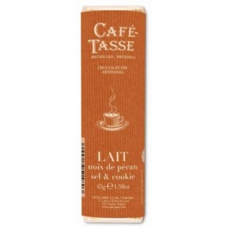 【Cafe-Tasse】 ピーカンナッツ&クッキーミルクチョコ 45g