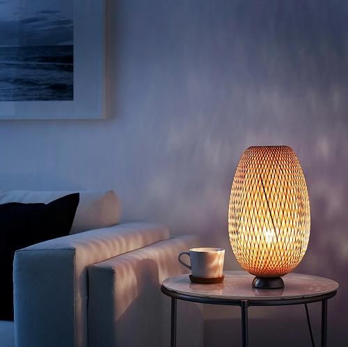 IKEA イケア テーブルランプ 竹 ハンドメイド z20156161 BOJA IKEA イケア テーブルランプ 竹 ハンドメイド z20156161 BOJA