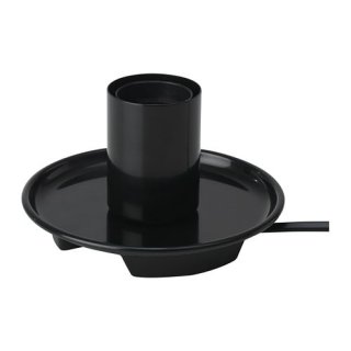IKEA イケア テーブルランプベース ブラック 黒 n20441615 BARALUND バーラルンド