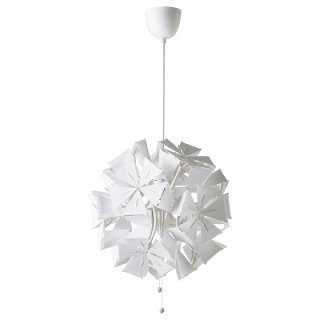 IKEA イケア ペンダントランプ 幾何学模様 ホワイト 白 43cm n00407108 RAMSELE ラムセレ