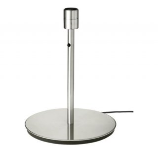 IKEA イケア テーブルランプベース ニッケルメッキ 38cm n50405965 SKAFTET スカフテート