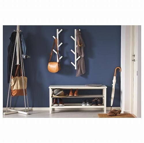 IKEA イケア フック ホワイト 白 78cm d00290599 TJUSIG