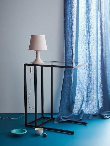 IKEA イケア ラップトップスタンド デスク ガラス ブラック IKEA イケア ラップトップスタンド デスク ガラス ブラック