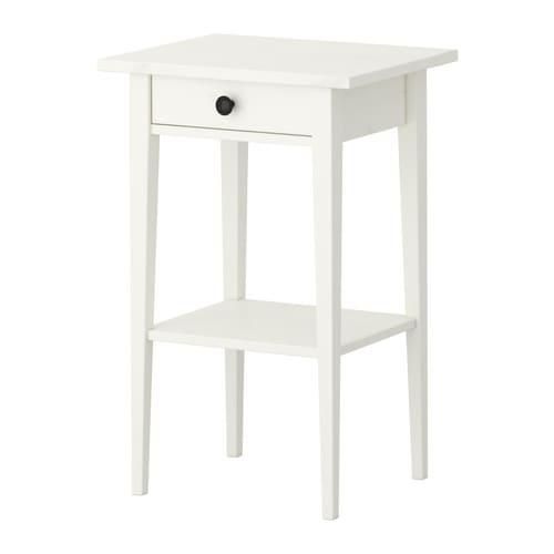 IKEA イケア ベッドサイドテーブル ホワイトステイン 46x35cm IKEA イケア ベッドサイドテーブル ホワイトステイン 46x35cm