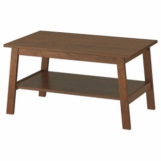 IKEA イケア コーヒーテーブル 90x55cm ブラウン z00399028 LUNNARP ルンナルプ