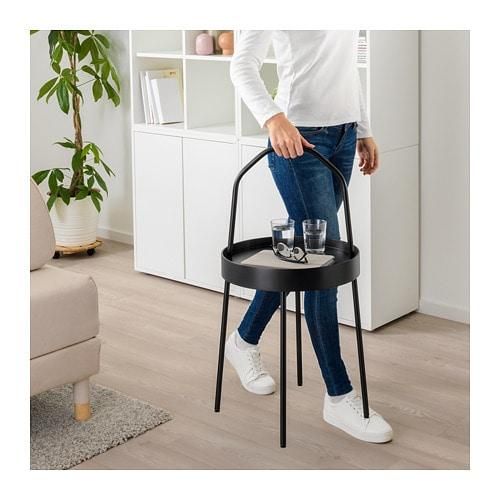 IKEA イケア サイドテーブル ブラック 黒 z00340387 BURVIK IKEA イケア サイドテーブル ブラック 黒 z00340387 BURVIK