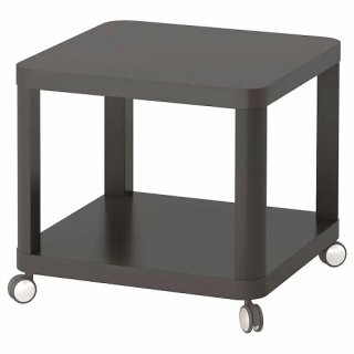 IKEA イケア サイドテーブル キャスター付き グレー 50x50cm z70349445 TINGBY ティングビー
