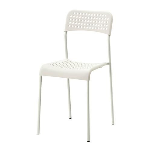 IKEA イケア チェア ホワイト 白 c90219179 ADDE アッデ - 株式