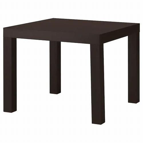 IKEA イケア サイドテーブル ブラックブラウン 黒 茶 55x55cm IKEA イケア サイドテーブル ブラックブラウン 黒 茶 55x55cm