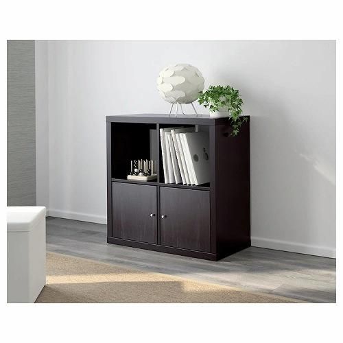 IKEA イケア シェルフユニット ブラックブラウン 黒 茶 77x77cm IKEA イケア シェルフユニット ブラックブラウン 黒 茶 77x77cm