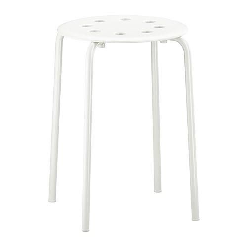 IKEA イケア スツール ホワイト 白 45cm c30184050 MARIUS