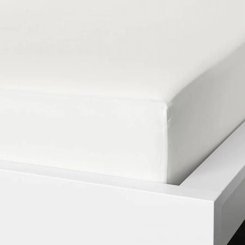 IKEA イケア ボックスシーツ カバー ホワイト 白 シングル IKEA イケア ボックスシーツ カバー ホワイト 白 シングル