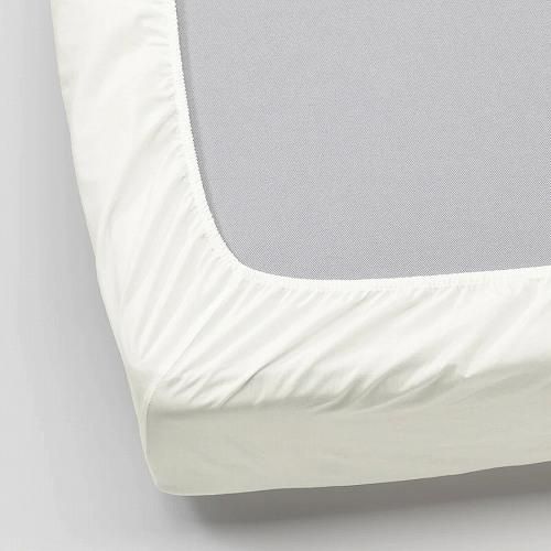 IKEA イケア ボックスシーツ カバー ホワイト 白 シングル