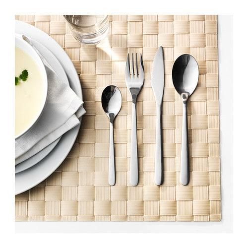 IKEA イケア カトラリー24点セット ステンレススチール