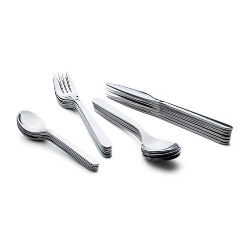 IKEA イケア カトラリー24点セット ステンレススチール IKEA イケア カトラリー24点セット ステンレススチール