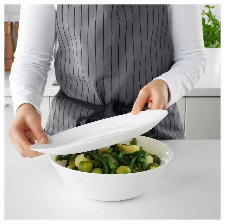 IKEA イケア サービングボウル ホワイト 白 23cm 盛鉢 n00439393 IKEA イケア サービングボウル ホワイト 白 23cm 盛鉢 n00439393