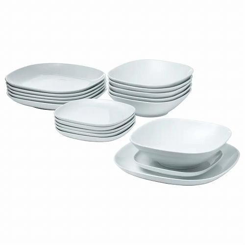 IKEA イケア 食器18点セット ホワイト VARDERA d40277355 - 株式 IKEA イケア 食器18点セット ホワイト VARDERA d40277355 - 株式