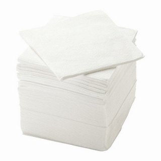 IKEA イケア 紙ナプキン ホワイト 白 30x30cm 150ピース n10459168 STORATARE ストレターレ