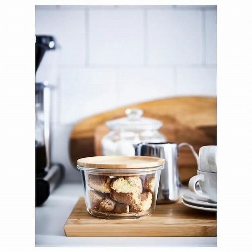 IKEA イケア 保存容器のみ 丸形 ガラス 600ml z10359197 IKEA
