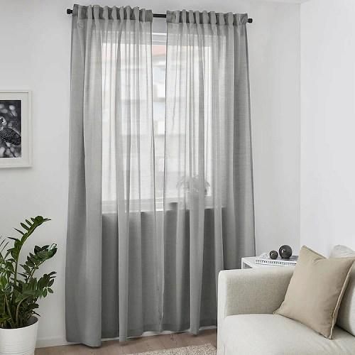 IKEA イケア カーテン 長さ250cm×幅145cm 1組 グレー z20390734 IKEA イケア カーテン 長さ250cm×幅145cm 1組 グレー z20390734