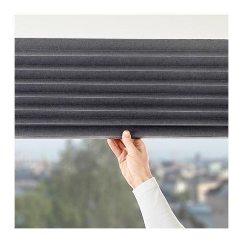 IKEA イケア 遮光プリーツブラインド ダークグレー 100x190cm IKEA イケア 遮光プリーツブラインド ダークグレー 100x190cm